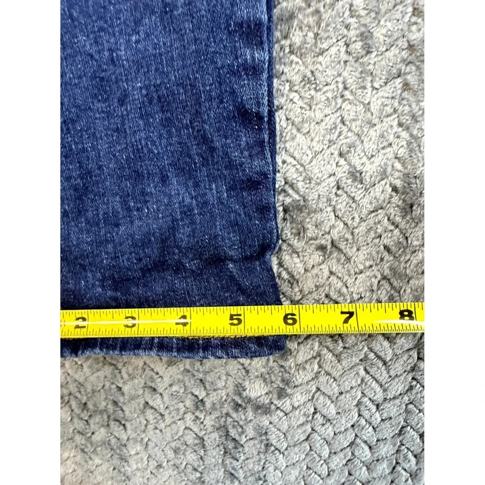 NY&C Curvy High Rise Skinny Jeans Women 8 Blue Denim Cotton Dark Wash Streetwear